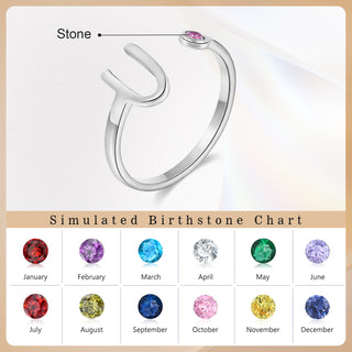 Custom Birthstone Ring