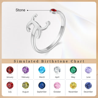 Custom Birthstone Ring