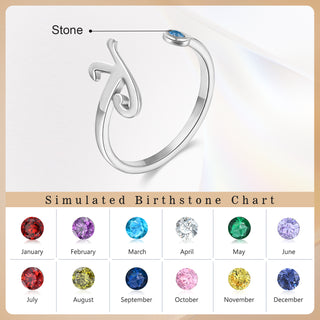 Custom Birthstone Ring