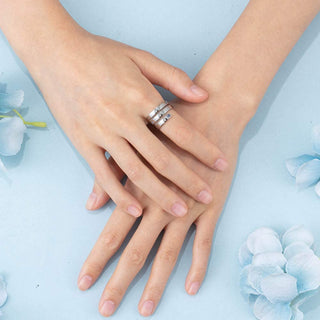 Jewelry Birthstone & Engraved Stainless Steel Ring