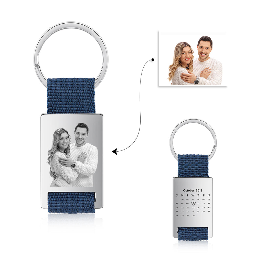 Personalized Stainless Steel Spotify Keychain