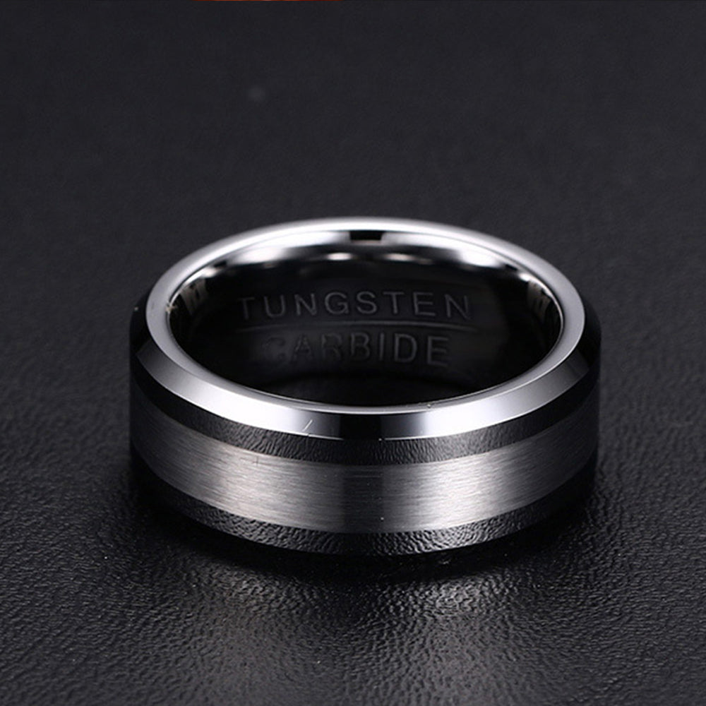 Custom Name Tungsten Steel Ring