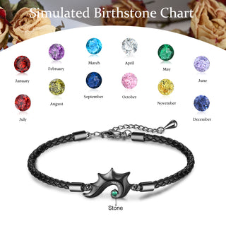 Personalized Hippocampus Couple Bracelet