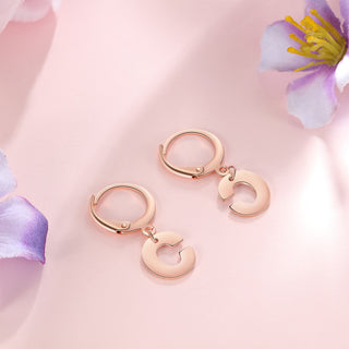 Personalized Stainless Steel Letter Earrings