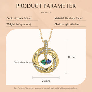 Custom Birthstone Necklace