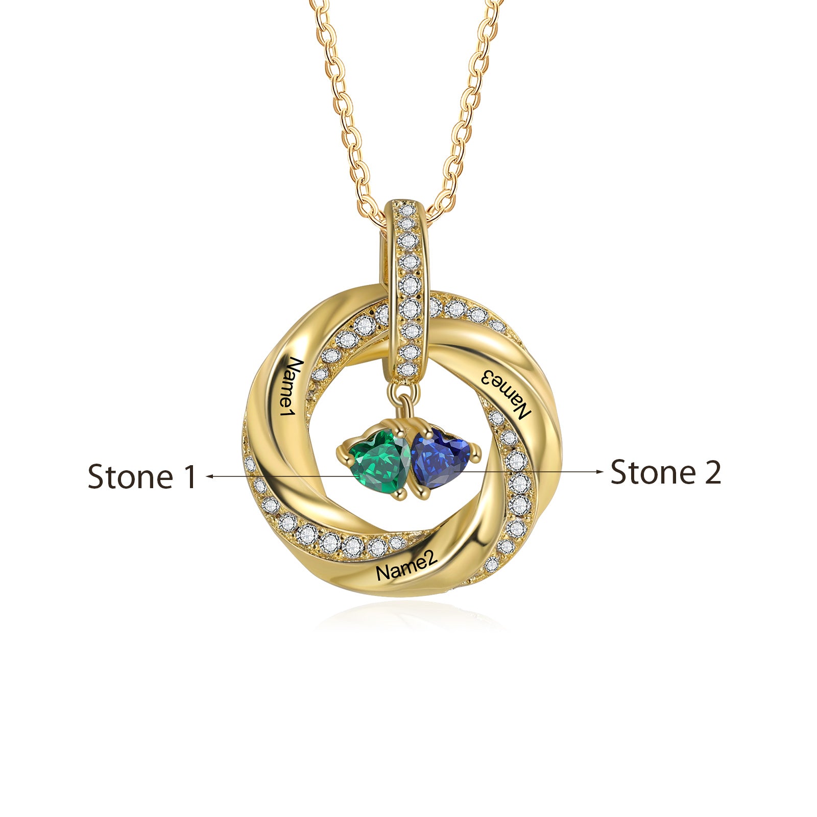 Custom Birthstone Necklace