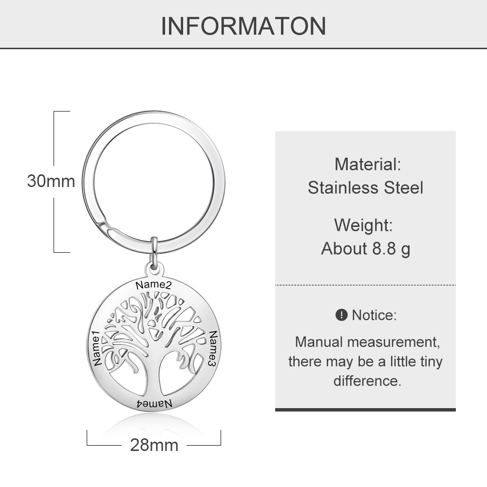 Engraving Stainless Steel Keychain