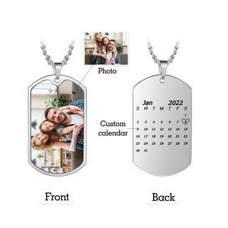 Custom Photo Stainless Steel Necklace
