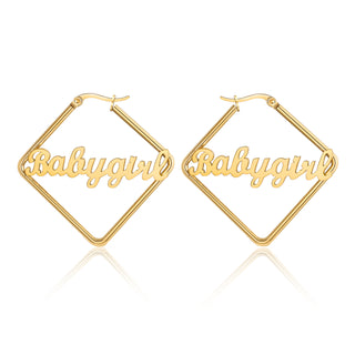 Custom Name Earring
