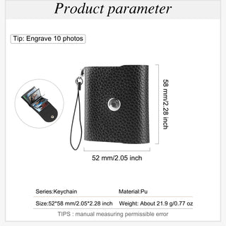 Custom Photo Mini Keychain
