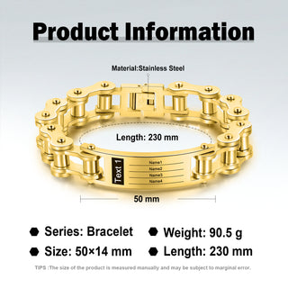 Custom Name Men Bracelet
