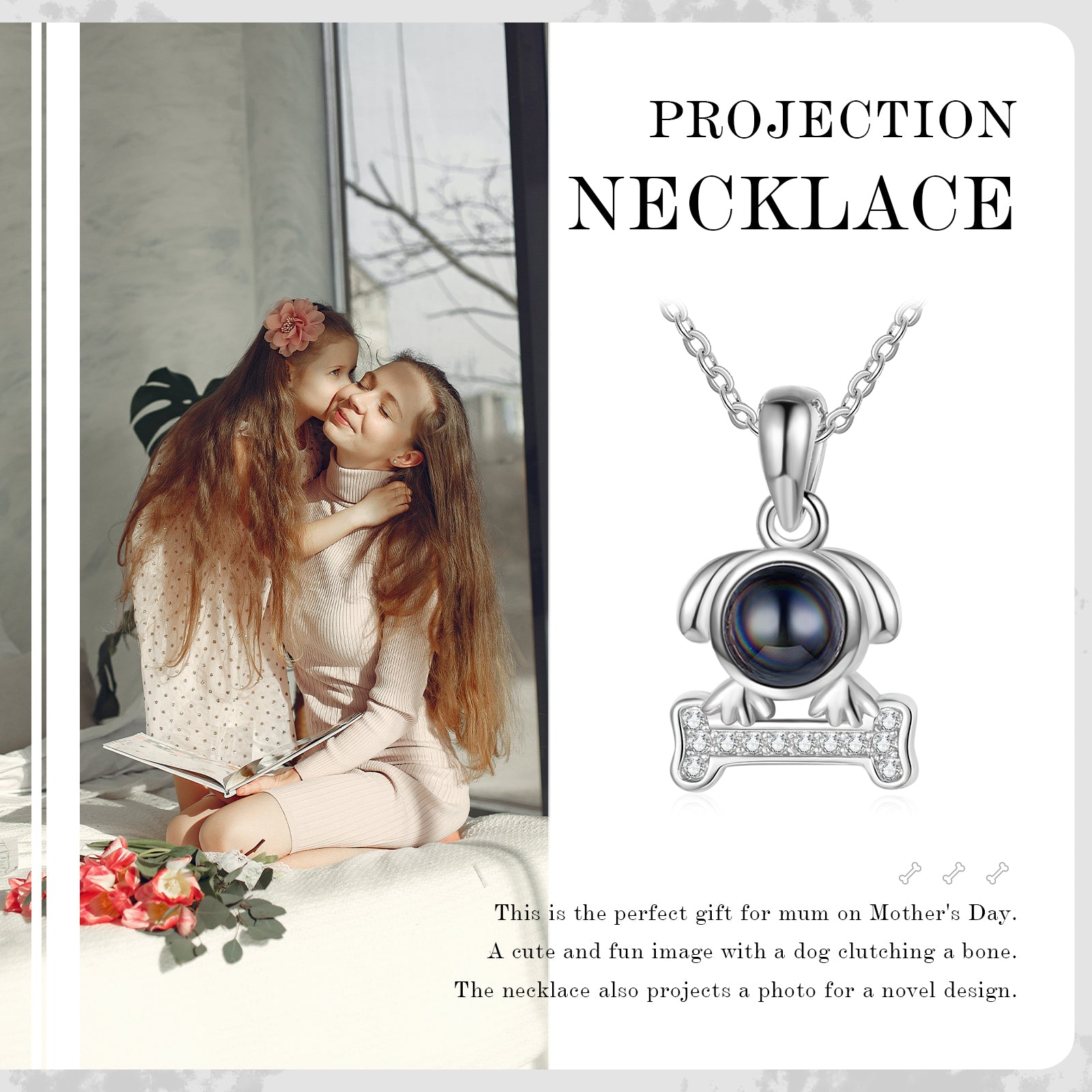 Custom Photo Projection Necklace