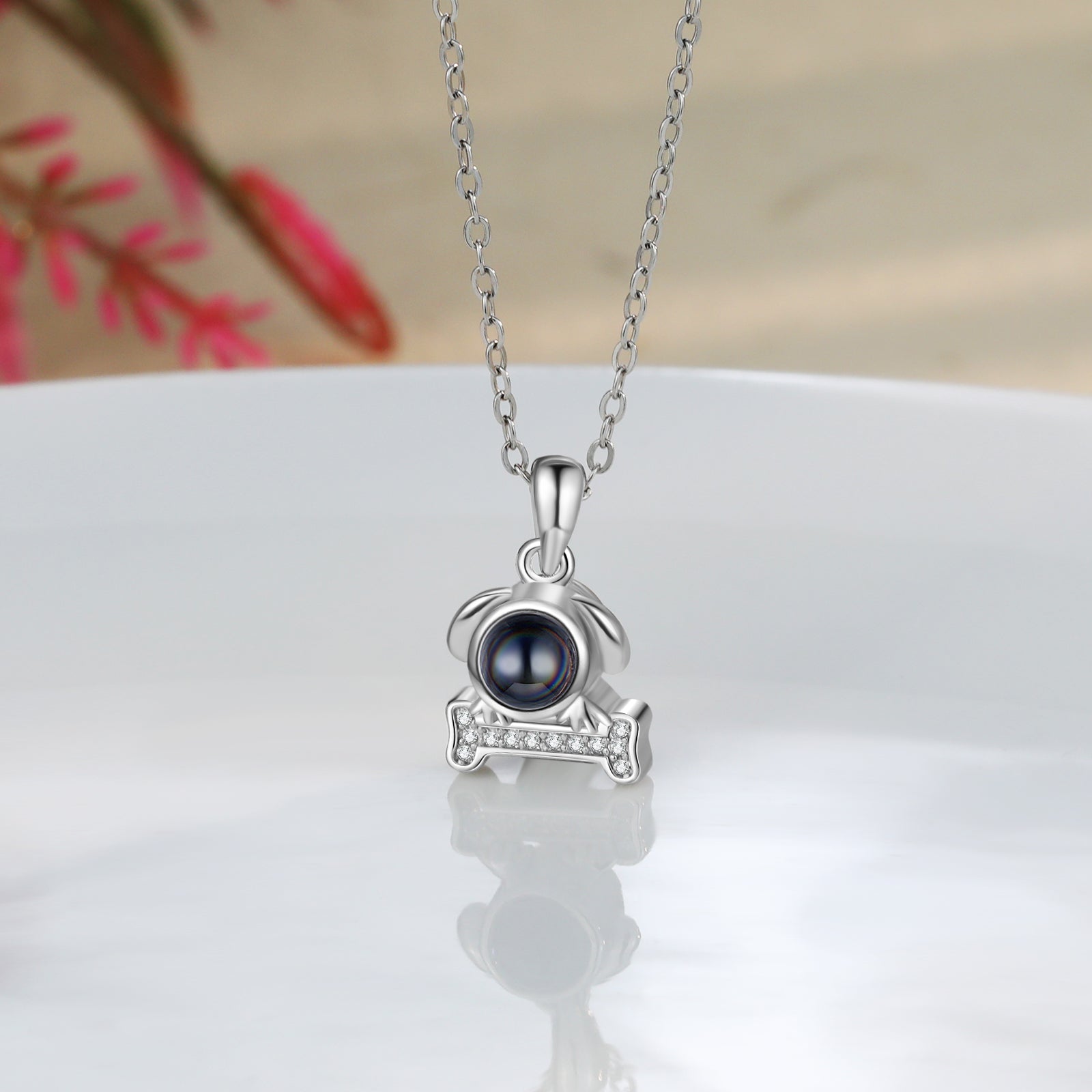 Custom Photo Projection Necklace