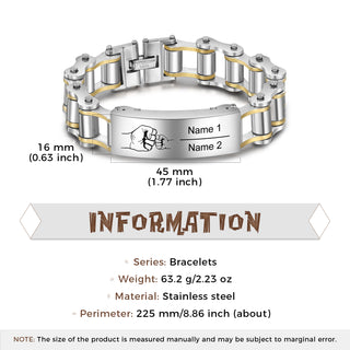 Custom Stainless Steel Bracelet