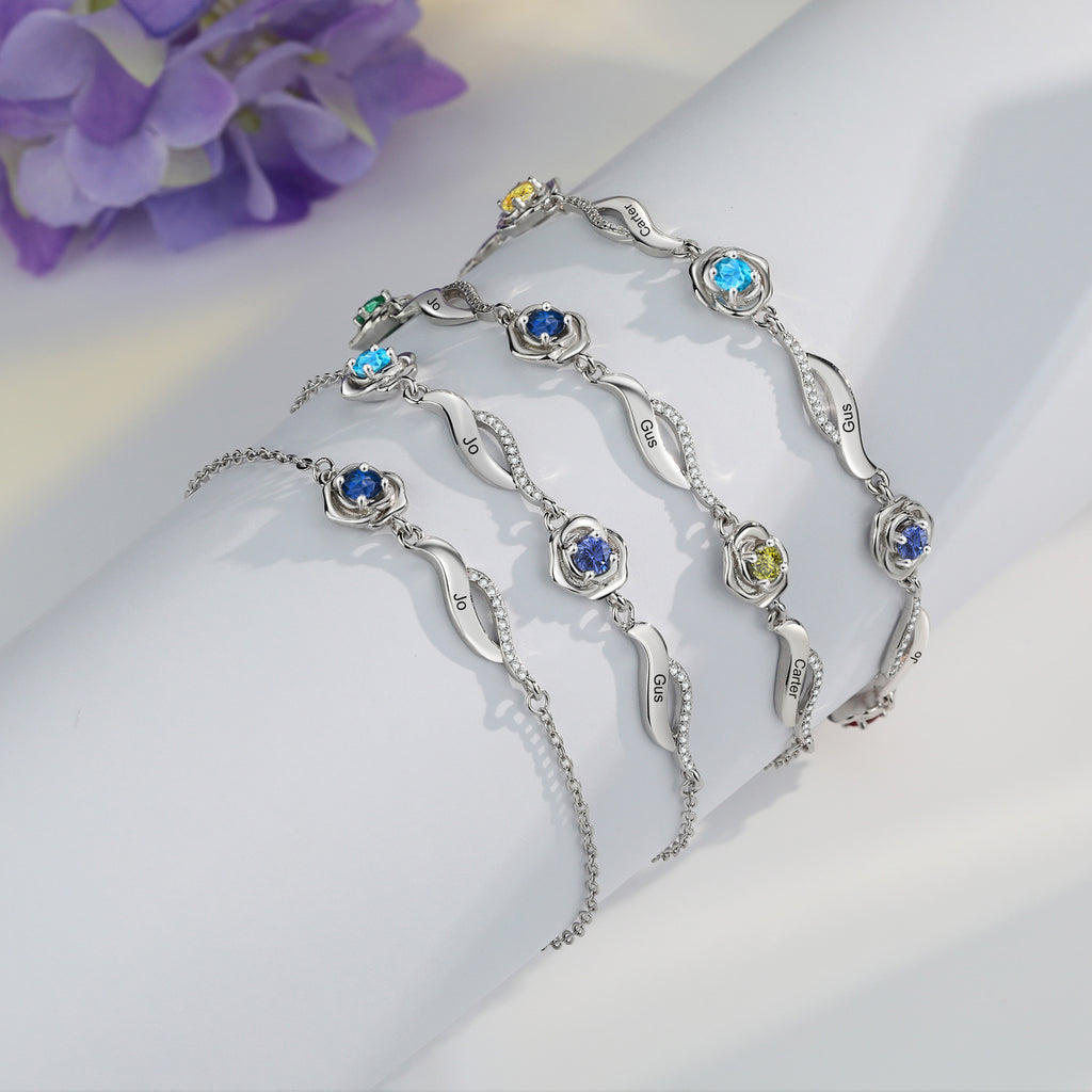 Rose Flower Bracelet