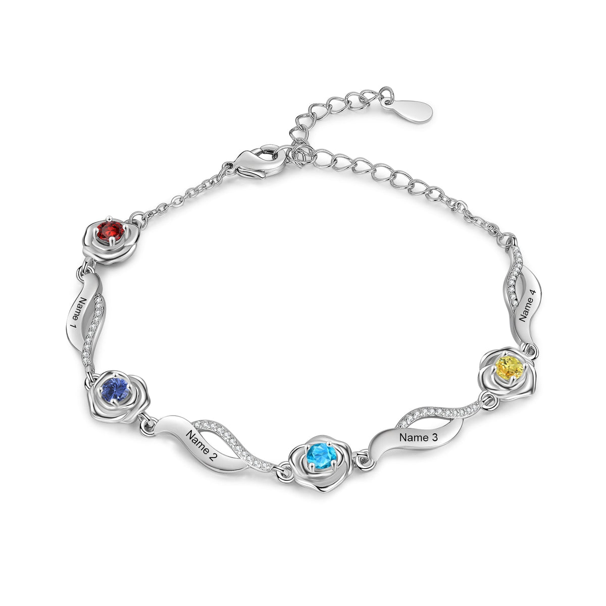 Rose Flower Bracelet