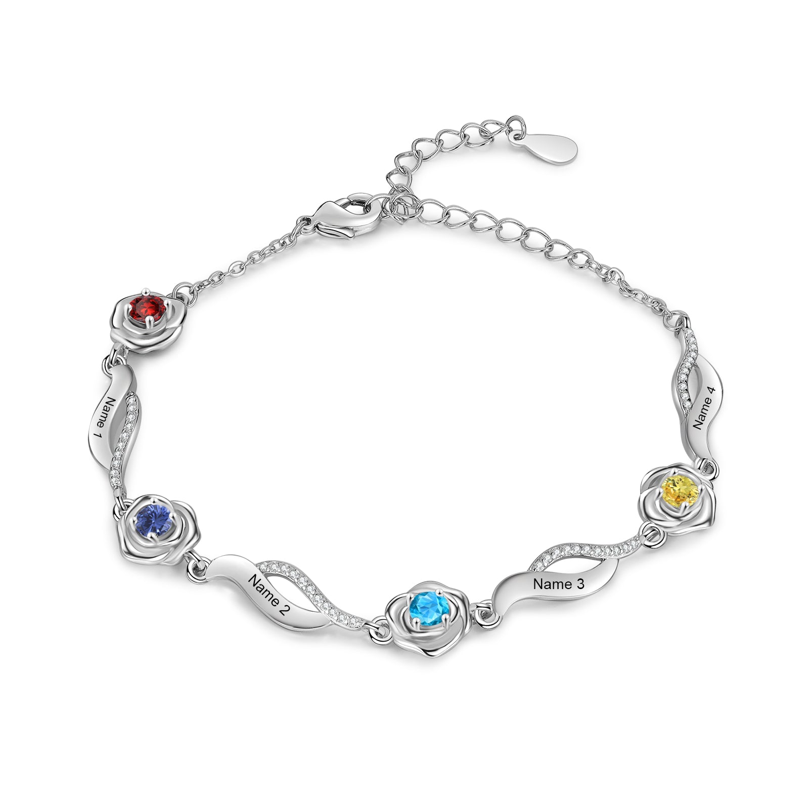 Rose Flower Bracelet