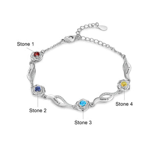 Rose Flower Bracelet