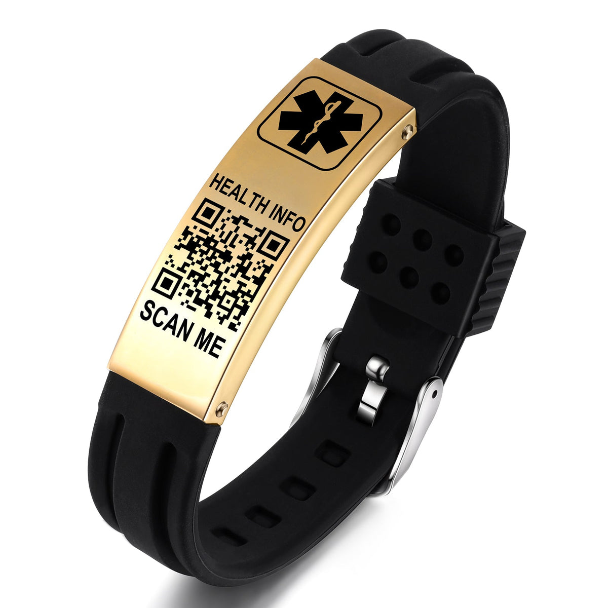 Upgraded QR Code Medical Alert Bracelet