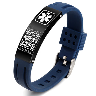 Upgraded QR Code Medical Alert Bracelet