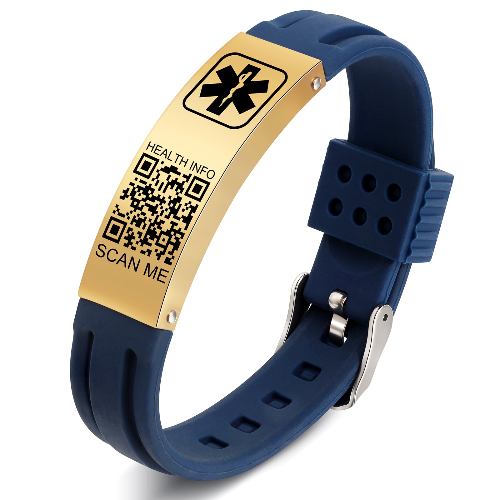 Upgraded QR Code Medical Alert Bracelet