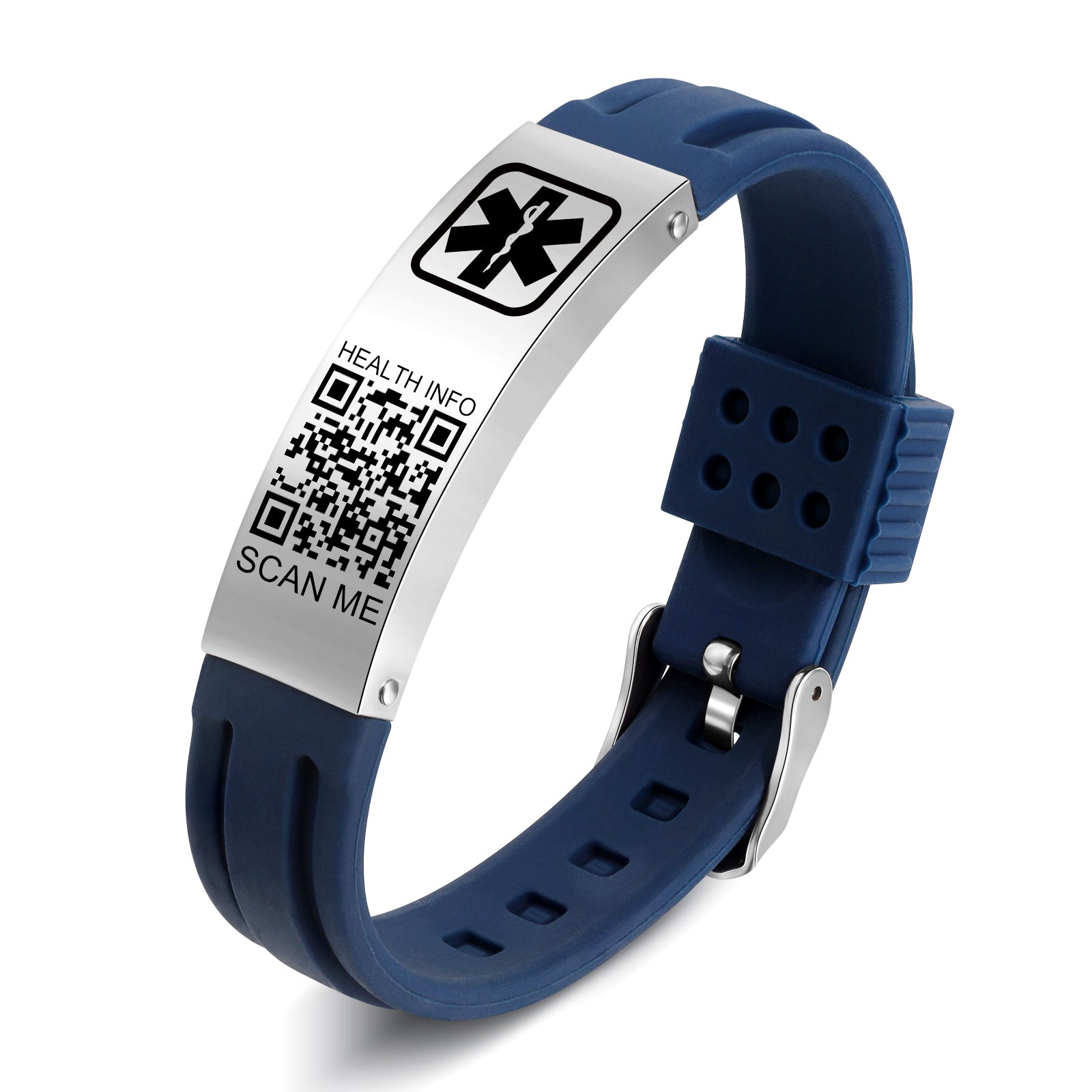 Upgraded QR Code Medical Alert Bracelet