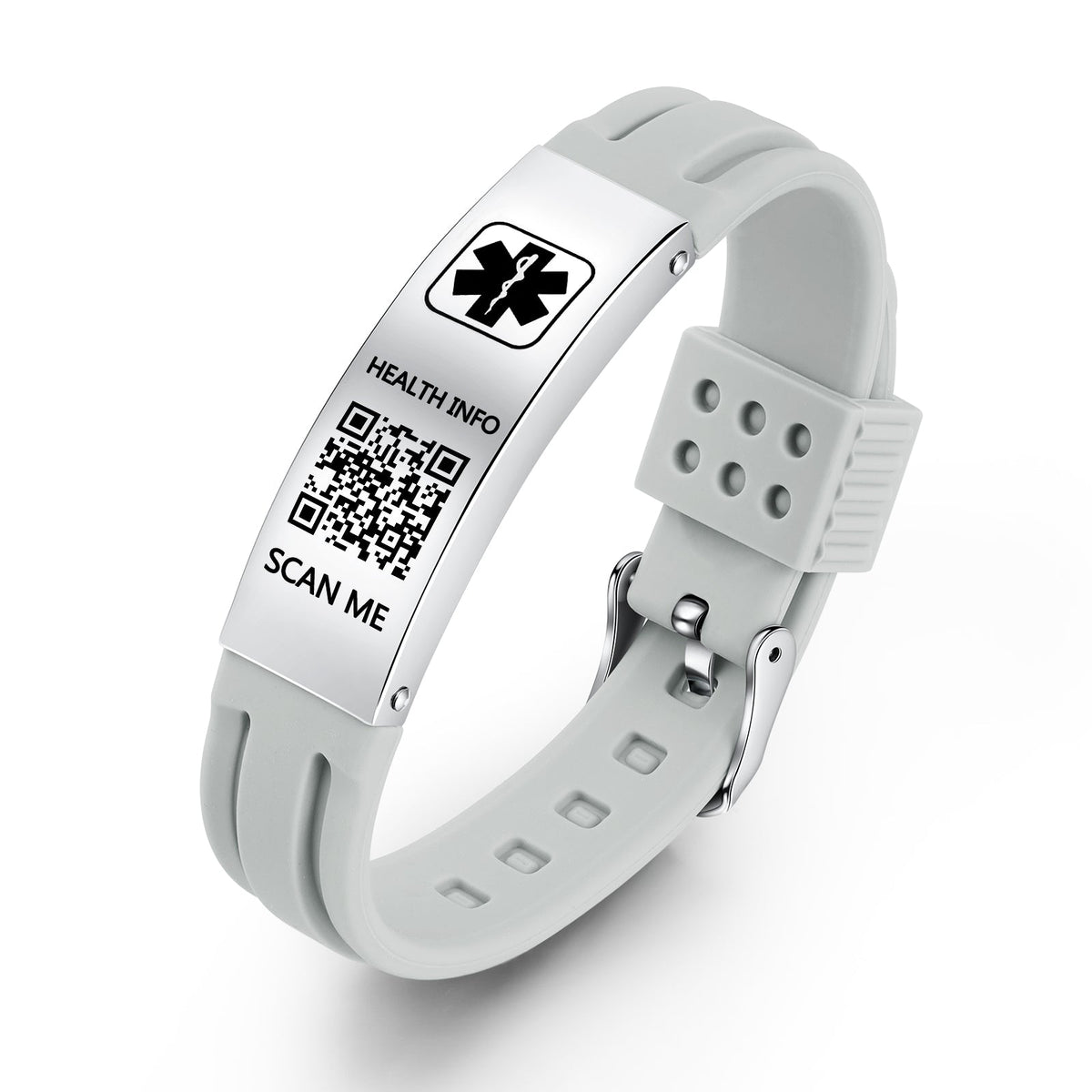 Upgraded QR Code Medical Alert Bracelet