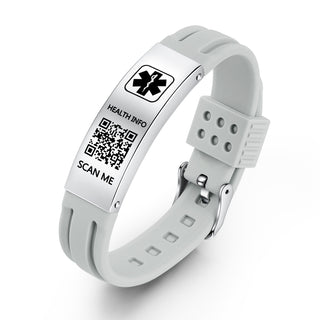 Upgraded QR Code Medical Alert Bracelet