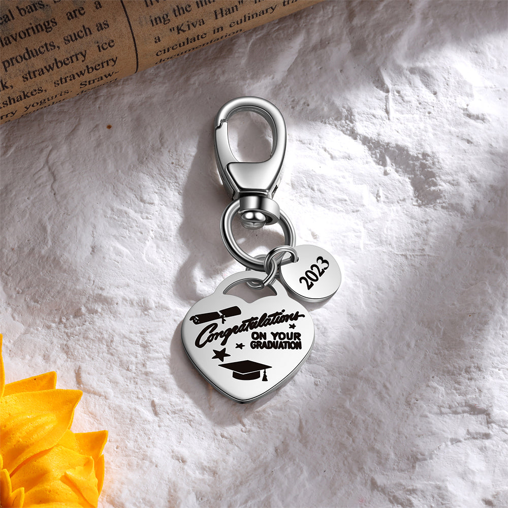 Custom Graduation Keychain with Box
