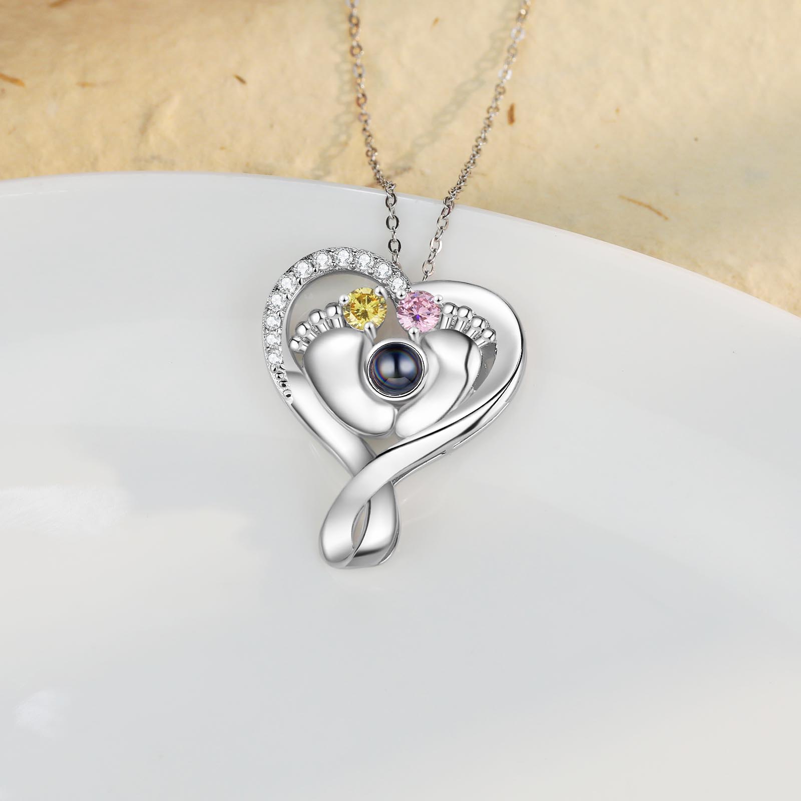 Custom Photo Projection Necklace