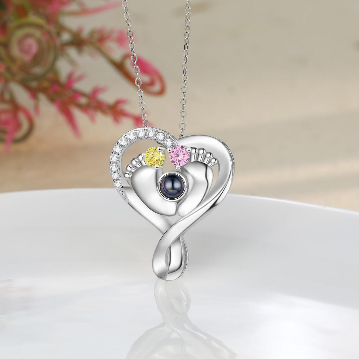 Custom Photo Projection Necklace
