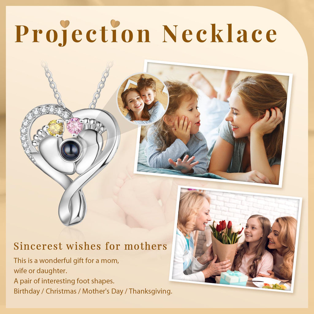 Custom Photo Projection Necklace