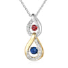 Custom Birthstone Pendant Necklace