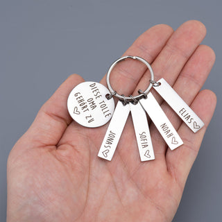 Custom Stainless Steel Keychain