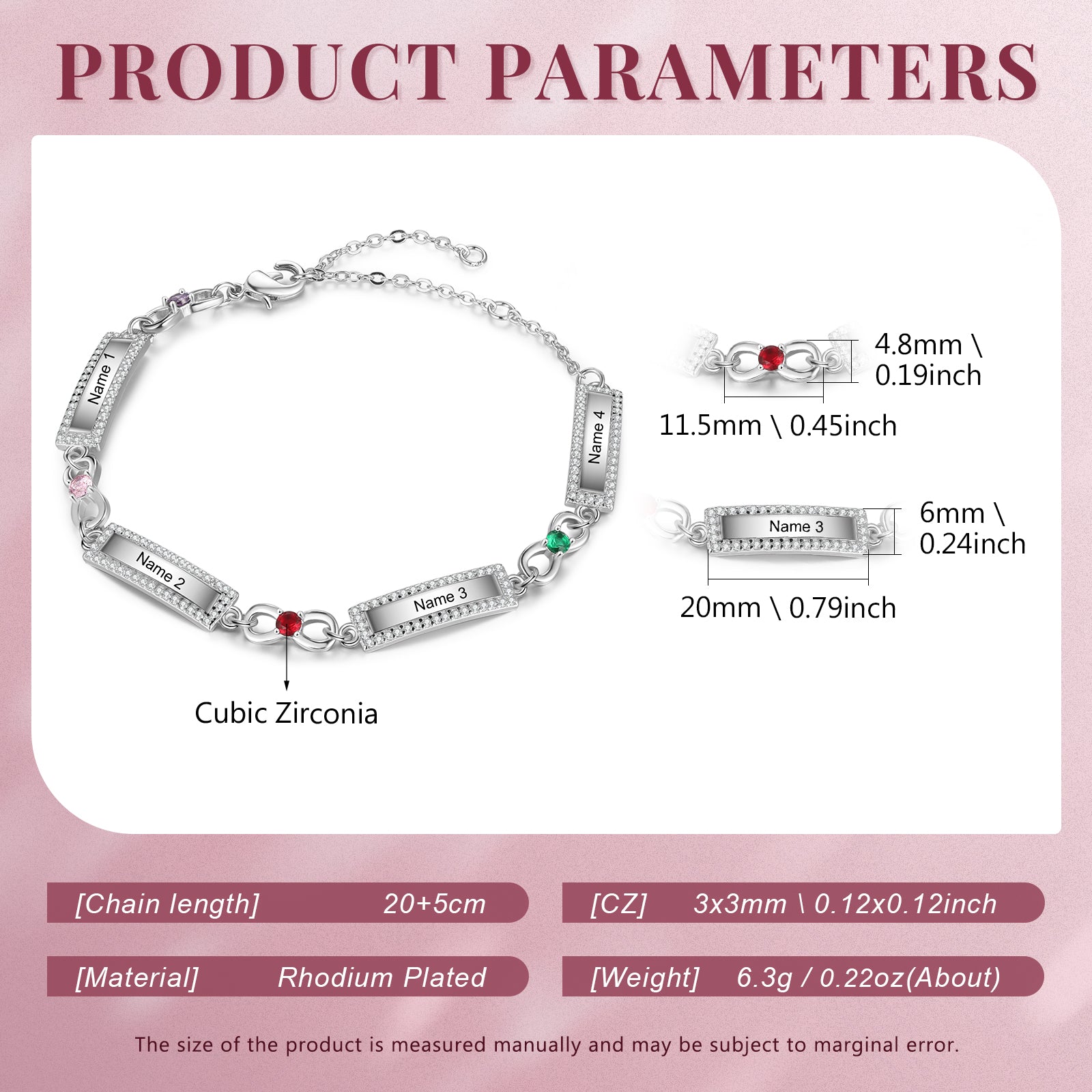 Custom Infinity Bracelet