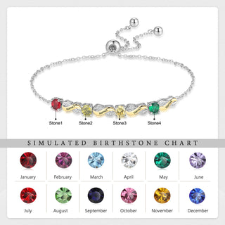 Custom Birthstone Bracelet