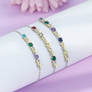 Custom Birthstone Bracelet
