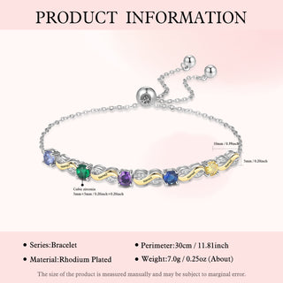 Custom Birthstone Bracelet