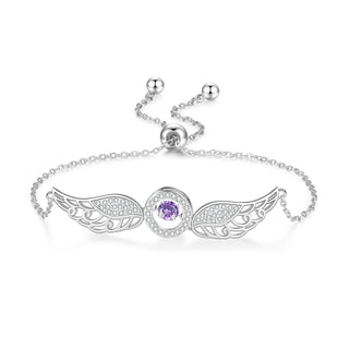 Custom Angel Wing Bracelet