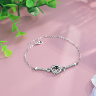 Custom Photo Projection Flower Necklace