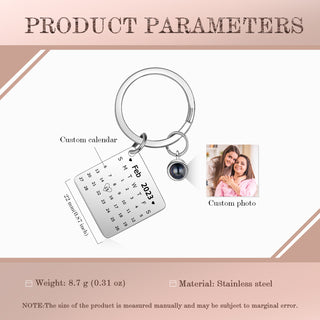 Custom Photo Projection Keychain
