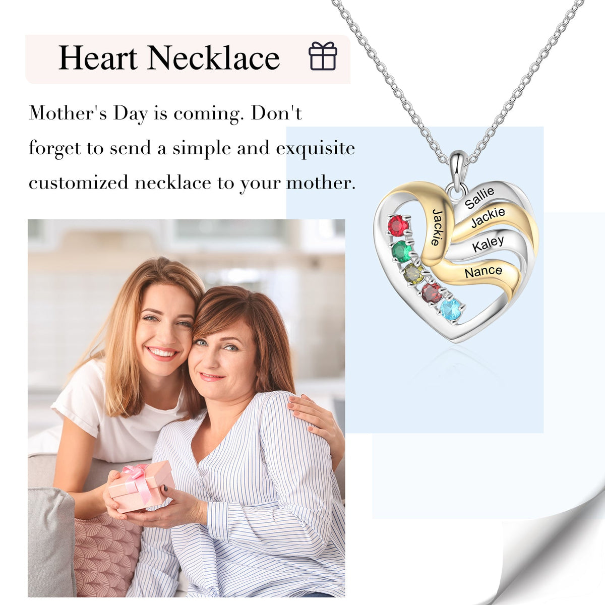 Custom Heart Necklace