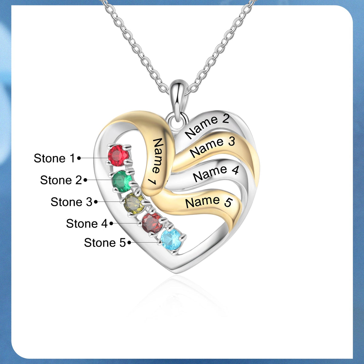 Custom Heart Necklace