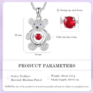 Custom Bear Necklace