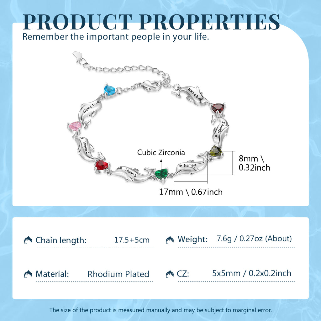Custom Dolphin Bracelet