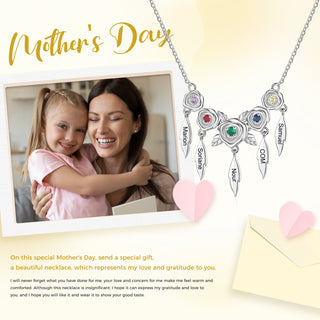 Custom Rose Flower Necklace