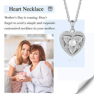 Custom Heart Photo Necklace