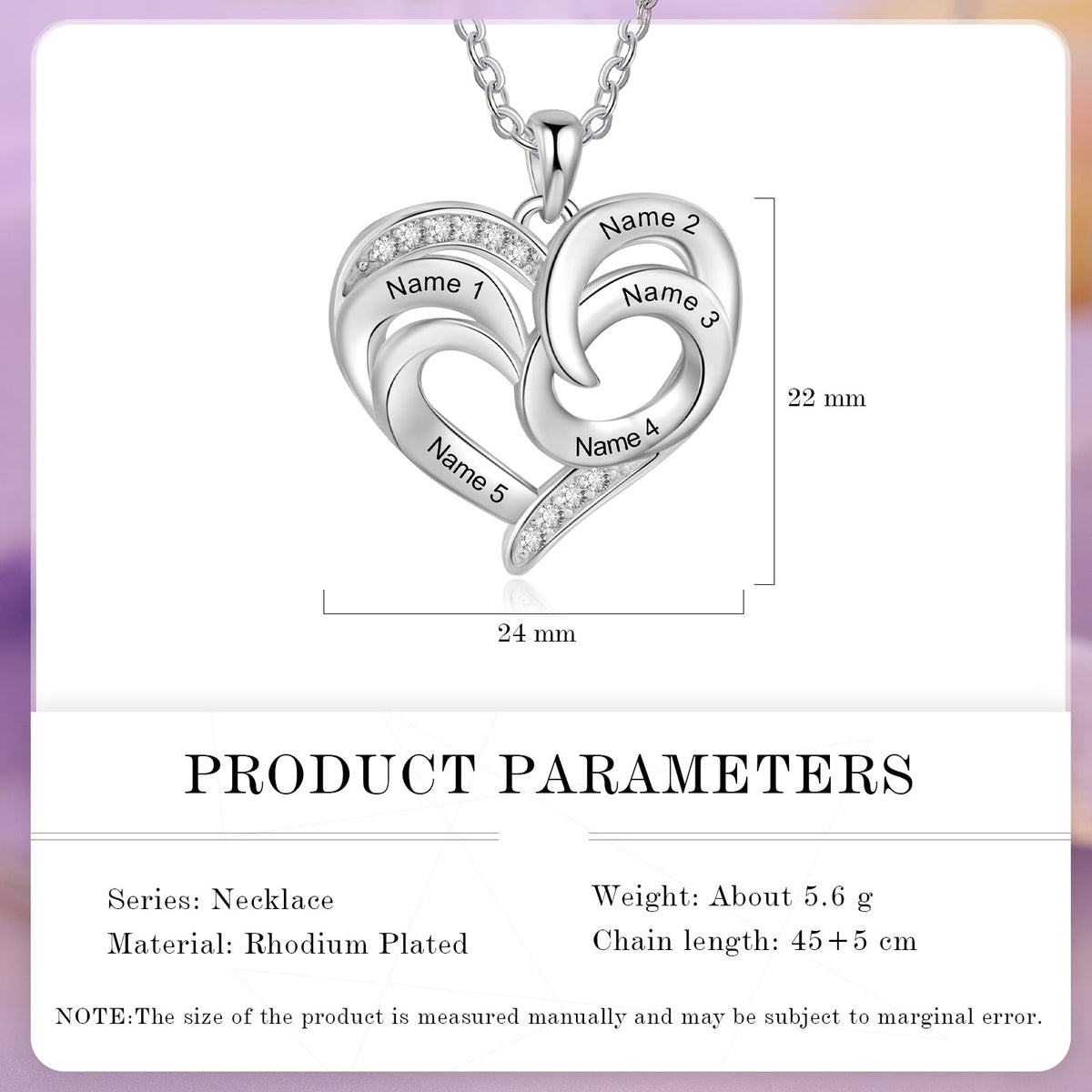 Custom Heart Necklace