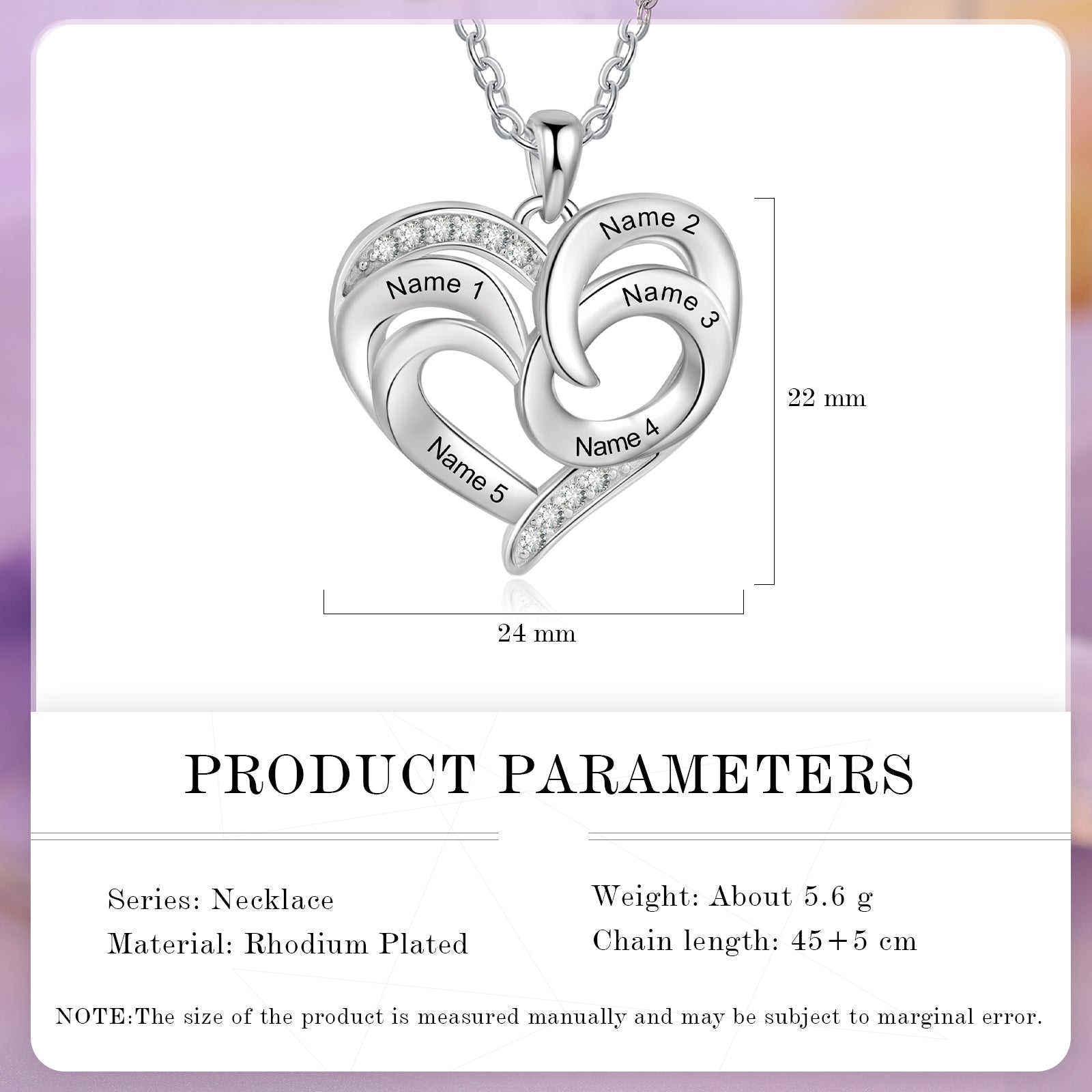 Custom Heart Necklace
