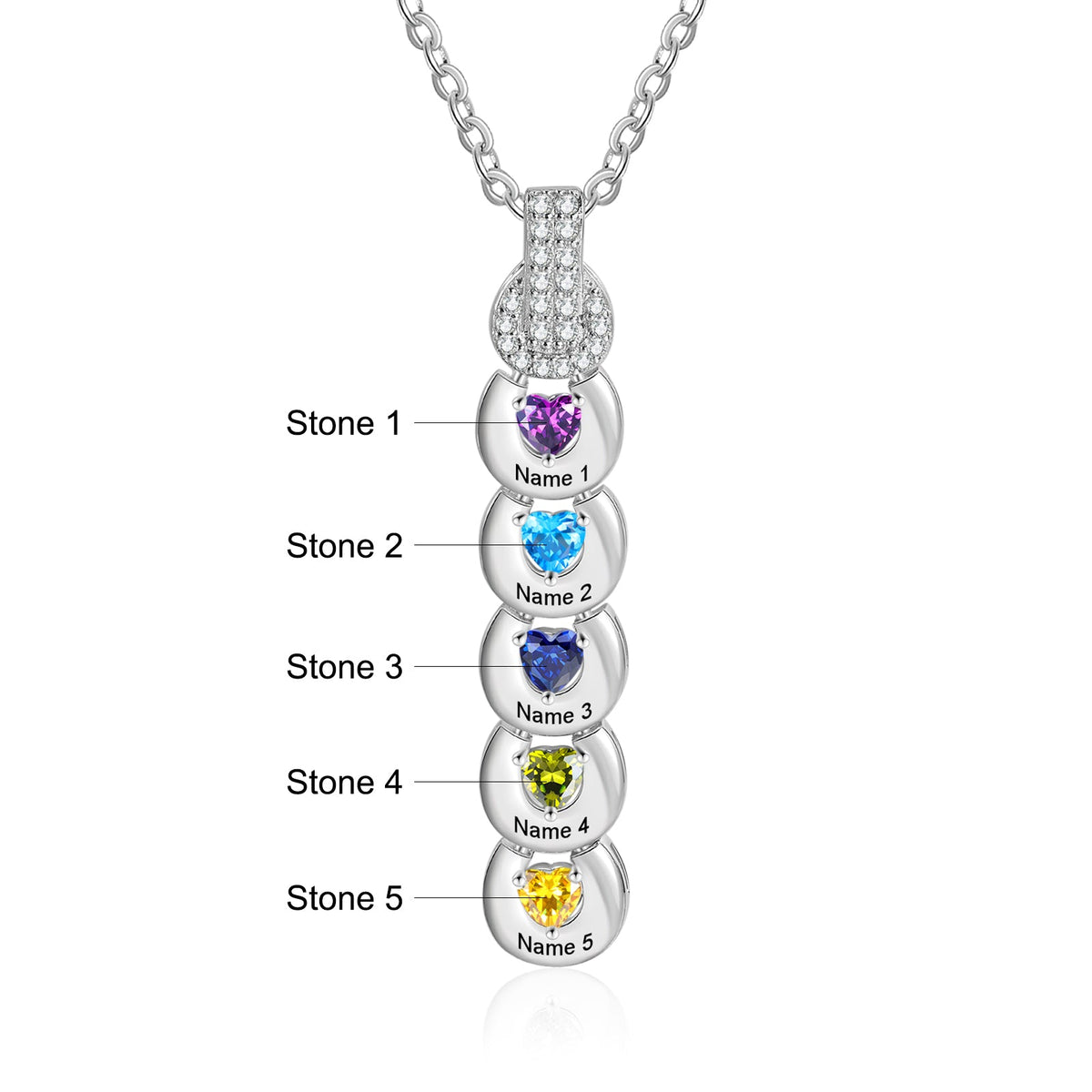 Custom Birthstone Necklace